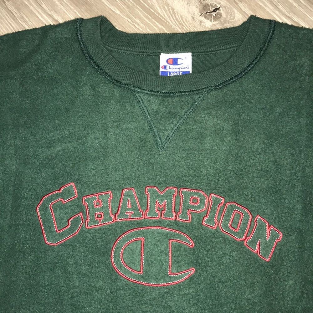 Vintage Champion inside out crewneck